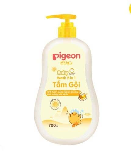 PIGEON_Tắm Gội 2 Trong 1 Tinh Chất Hoa Hướng Dương (Vàng ) 700ml