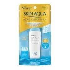 SUNPLAY_Sữa Chống Nắng Acne Clear Milk Nắp Xanh SPF50+ PA++++ 25G