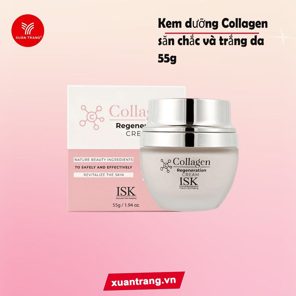 ISK_Kem Dưỡng Săn Chắc Và Trắng Da Collagen Regeneration 55g