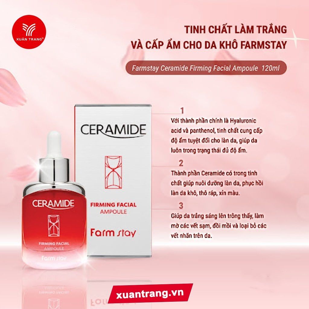 FARMSTAY_Tinh Chất Làm Trắng Cấp Ẩm Ceramide 35ml