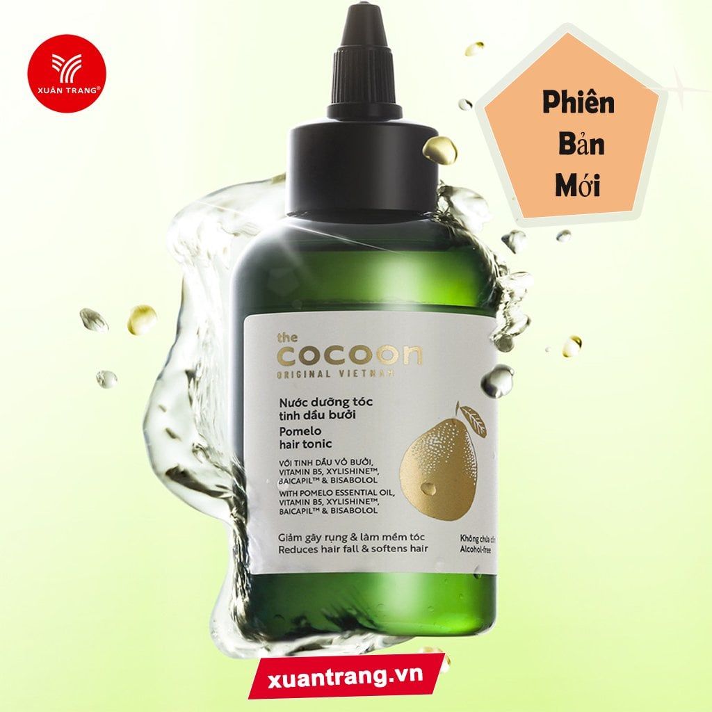 COCOON_Nước Dưỡng Tóc Tinh Dầu Bưởi Phiên Bản Mới 140ml