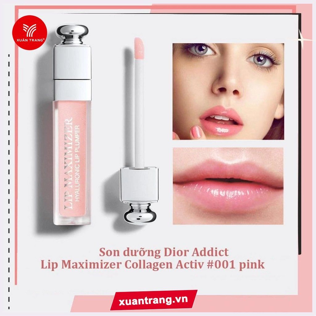 DIOR_Son Dưỡng Addict Lip Maximizer 001 Pink 6ml (Không Hộp)