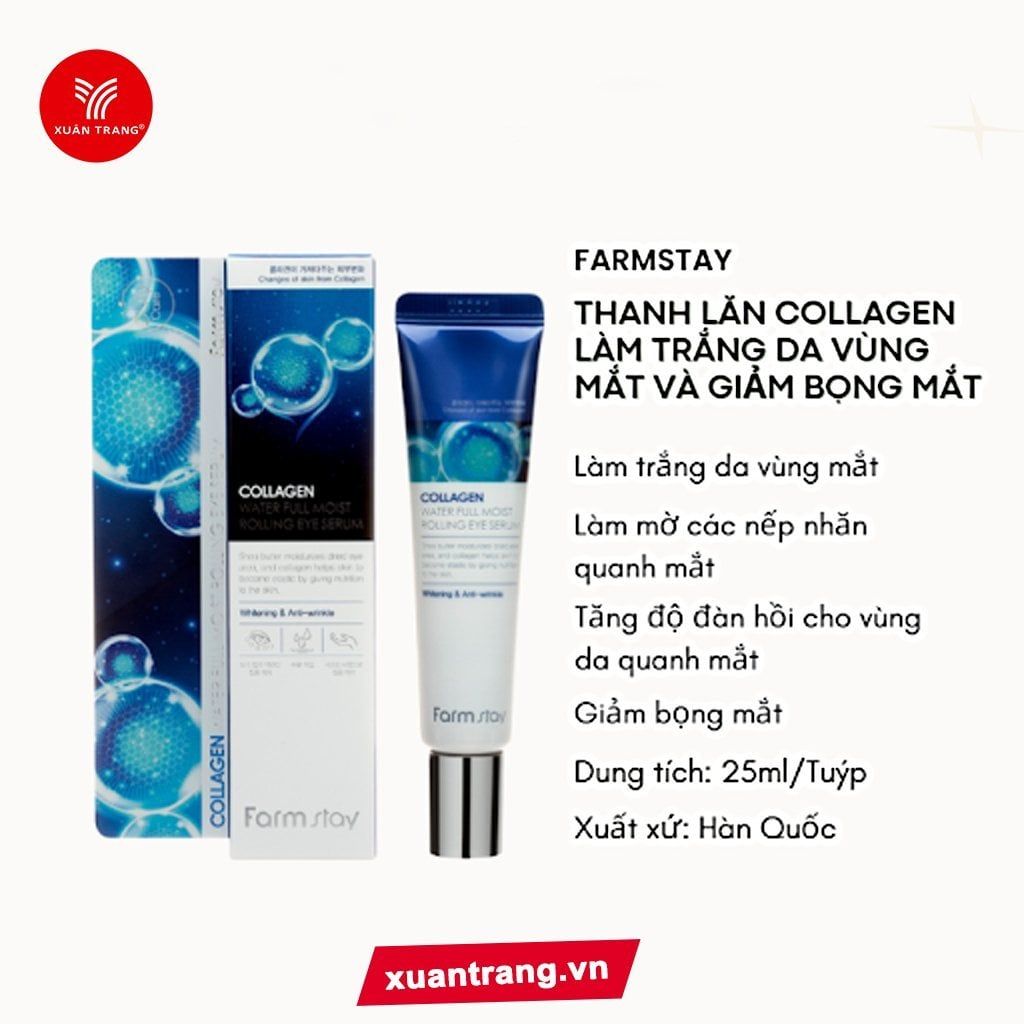 FARMSTAY_Tinh Chất Collagen Dưỡng Da Vùng Mắt 25Ml