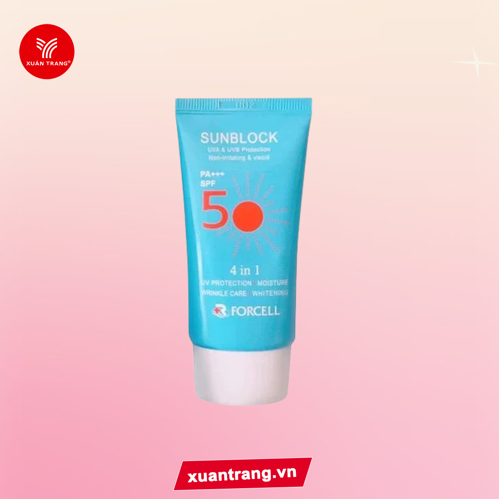 FORCELL_Kem Chống Nắng Dưỡng Trắng Sunblock 4 in 1