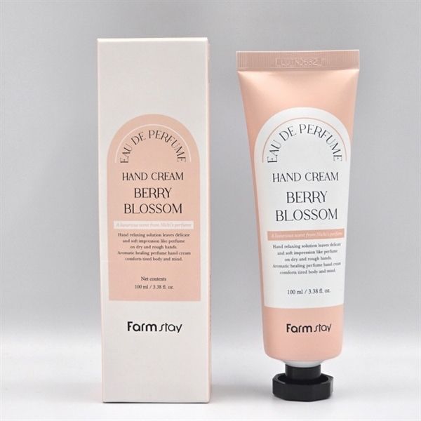FARMSTAY_Kem Dưỡng Da Tay Berry Blossom 100ml