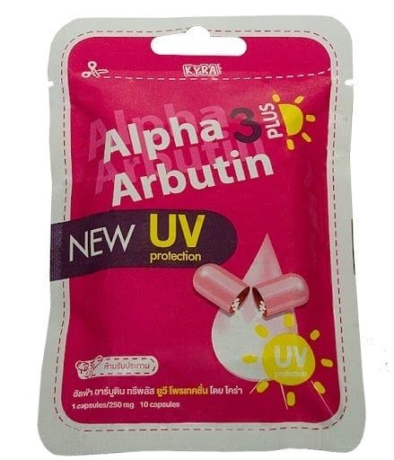 KYRA_Viên Bột Kích Trắng Alpha Arbutin 10 Viên (Gói)