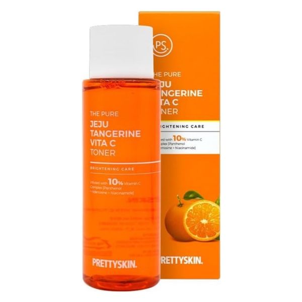 PRETTYSKIN_Nước Hoa Hồng Dưỡng Trắng, Phục Hồi Da The Pure Tangerine Vita C Toner 250ml