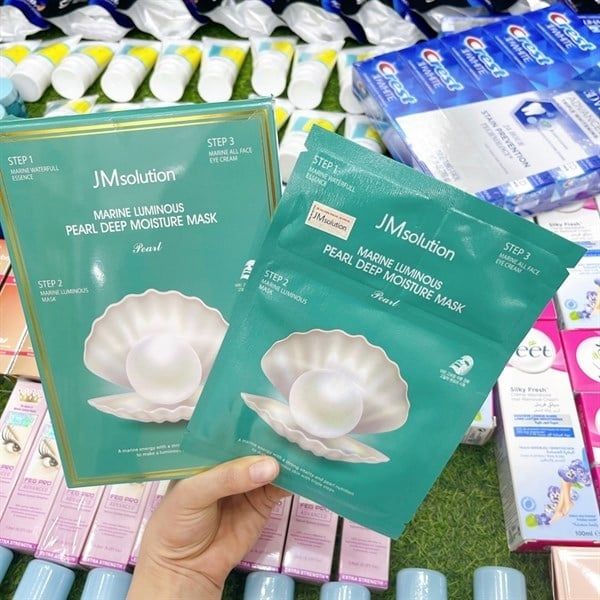 JMSOLUTION_Mặt Nạ Dưỡng Ẩm, Sáng Da Chiết Xuất Ngọc Trai 30ml