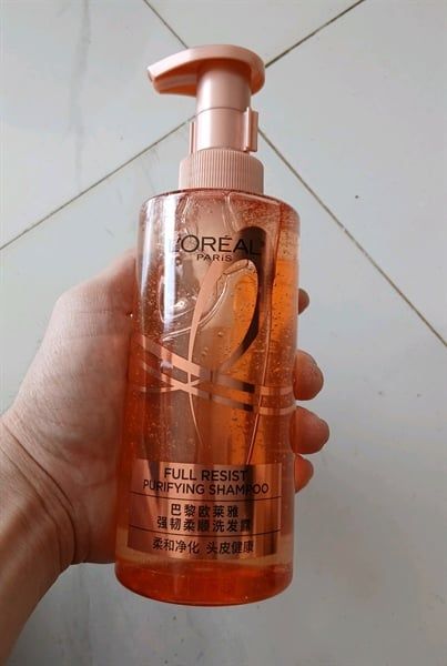 L'OREAL_Dầu Gội Giảm Gãy Rụng Tóc Elseve Full Resist Anti Hair Fall Shampoo 440ml (Hồng)