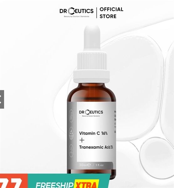 DRCEUTICS_Tinh Chất Dưỡng Trắng Vitamin C 16% Và Tranexamic Acid 3% 30ml