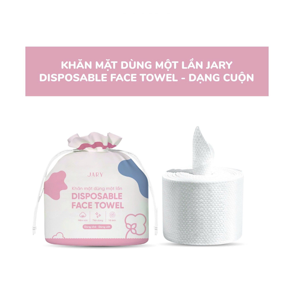 JARY_Khăn Mặt Dùng Một Lần Disposable Face Towel 35 Tờ Dạng Cuộn