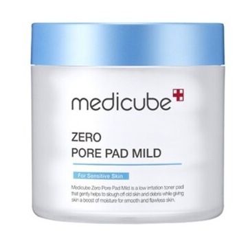 MEDICUBE_Toner Pad Dành Cho Da Nhạy Cảm Zero Pore Pad Mild 70 Miếng (Xanh Ngọc)