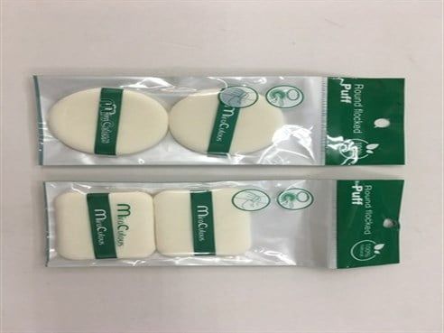 MIRA_Bông Phấn Ướt Culous Vuông 2 Miếng