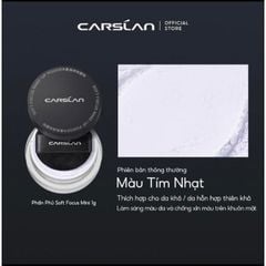 CARSLAN_Phấn Phủ Bột Soft Focus Make-Up Powder #01 Màu Tím 8g