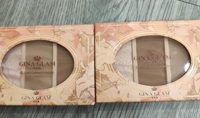GINA GLAM_Phấn Tạo Khối 3 Ô G64 #02 Soft Brown