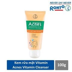 Acnes_Sữa Rửa Mặt Vitamin Ngăn Ngừa Mụn 100g (Vàng)