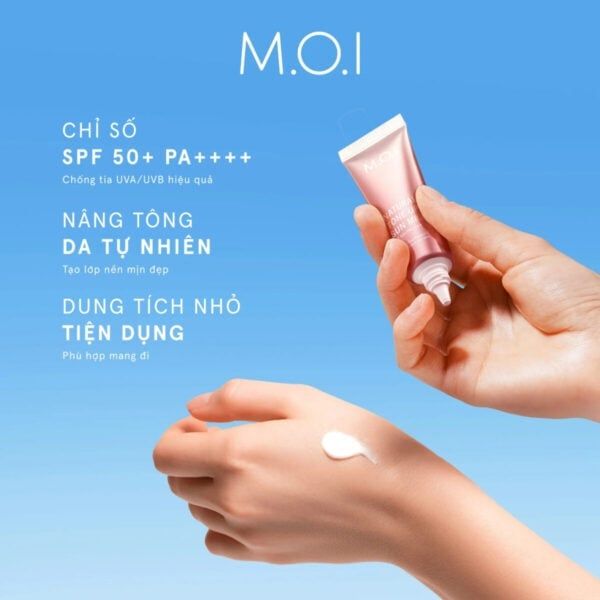 M.O.I_Kem Chống Nắng Nâng Tone Natural Tone Up Sun Milk 10ml
