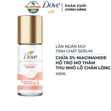 DOVE_Lăn Ngăn Mùi Thu Nhỏ Lỗ Chân Lông 3% Niacinamide + 10X Vit C&E 45ml