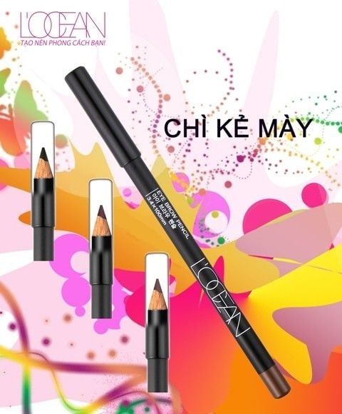 L'OCEAN_Chì Kẻ Mày #04 Black