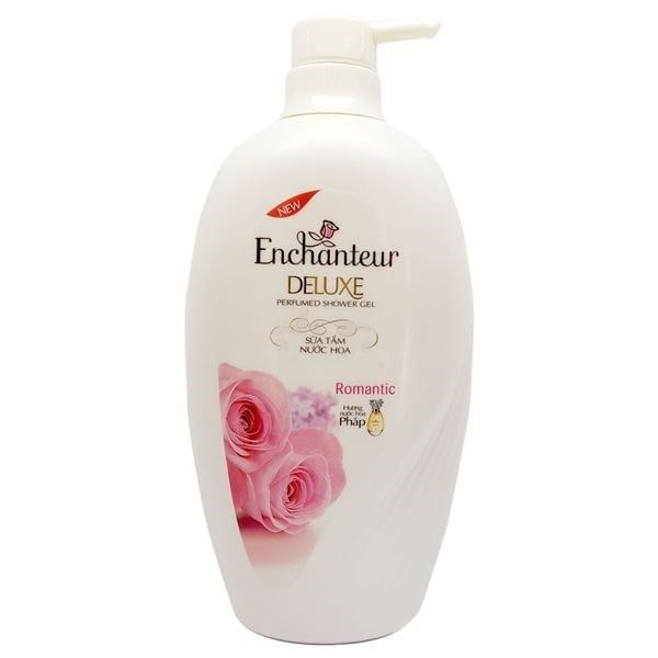 ENCHANTEUR_Sữa Tắm Nước Hoa Deluxe Romantic (Hồng) 650g