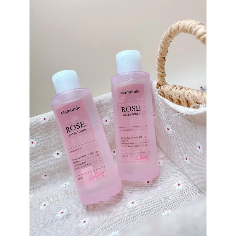 MAMONDE_Nước Hoa Hồng Rose Water Toner Mẫu Mới 250ml