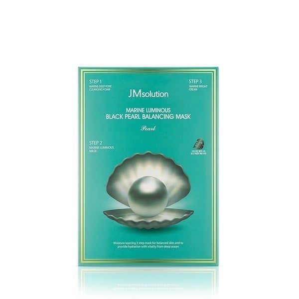 JMSOLUTION_Mặt Nạ Giấy Marine Luminous Black Pearl Mask