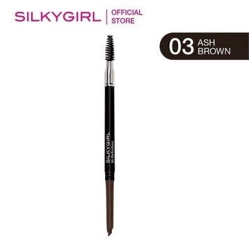 SILKYGIRL_Chì Kẻ Mày 2 Đầu Hi-Definition Brow Liner #03 Ash Brown