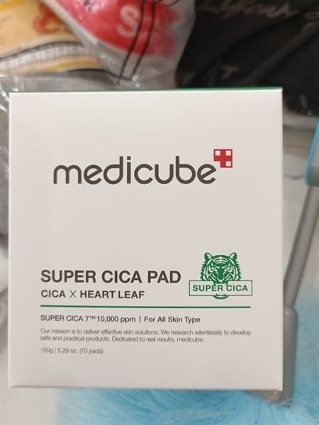 MEDICUBE_Toner Pad Làm Dịu Da Nhạy Cảm Super Cica Pads 70 pads