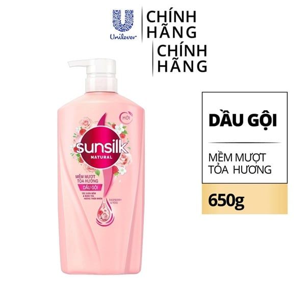 SUNSILK_Dầu Gội Mềm Mượt Tỏa Hương 650g
