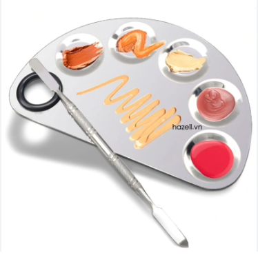 KUN_Khay Trộn Tán Kem Nền (Hình Bán Nguyệt; Hình Vuông)