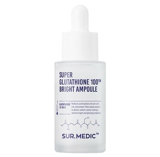 SUR.MEDIC+_Huyết Thanh Truyền Trắng Super Glutathione 100TM Bright Ampoule 32ml
