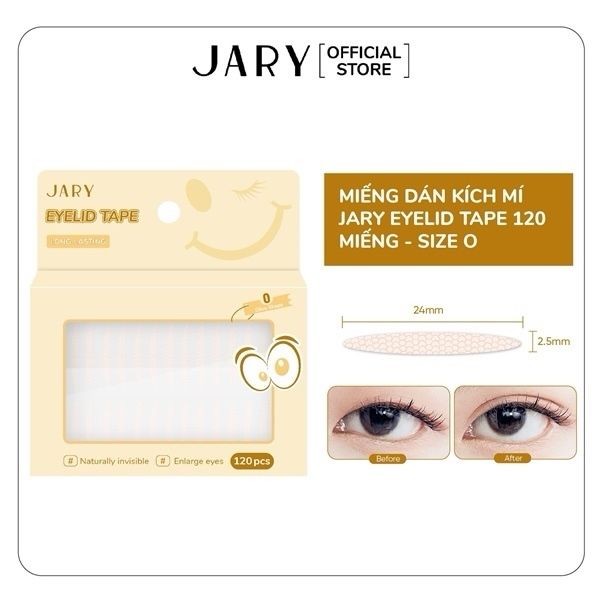 JARY_Miếng Dán Kích Mí 120 Miếng
