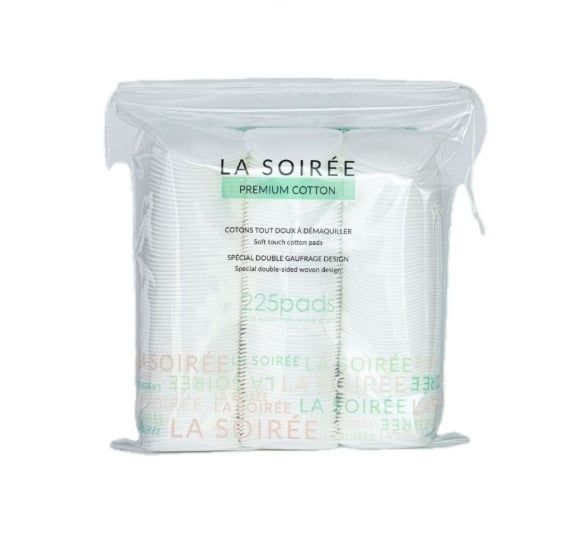 LA SOIREE_Bông Tẩy Trang Premium Cotton 225 Miếng