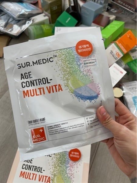 SUR.MEDIC+_Mặt Nạ Chống Lão Hoá, Xoá Mờ Nếp Nhăn Age Control-Multi Vita 30g