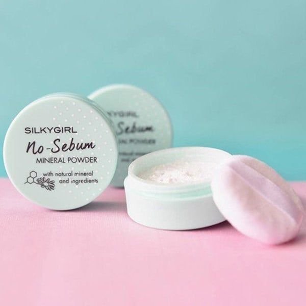 SILKYGIRL_Phấn Phủ Bột Kiềm Dầu No Sebum Mineral Power 5G