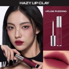 3CE_Son Kem Hazy Lip Clay #Plum Pudding (Đỏ Hồng Tía) 4G