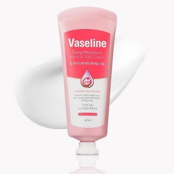 VASELINE_Kem Dưỡng Da Tay Deep Moisture Hand & Nail Cream 60ml