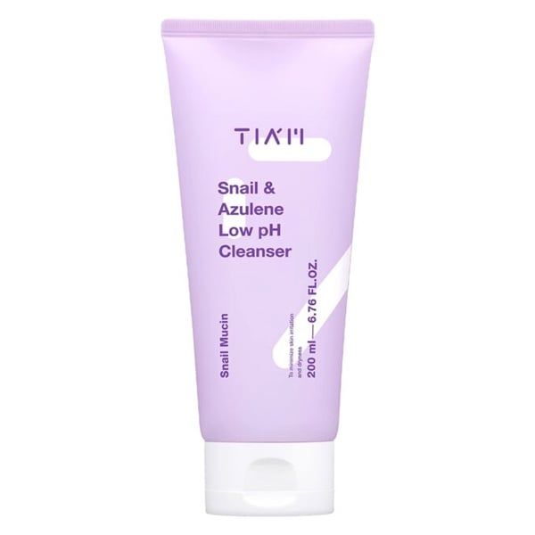 TIAM_Sữa Rửa Mặt Ốc Sên Làm Dịu & Phục Hồi Da Snail & Azulene Low pH Cleanser 200ml