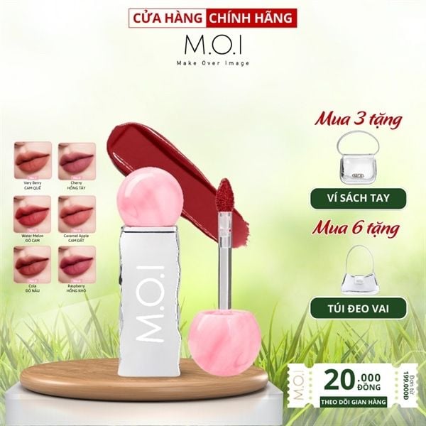 M.O.I_Son Kem Lì Lollipops #6 Raspberry 4g