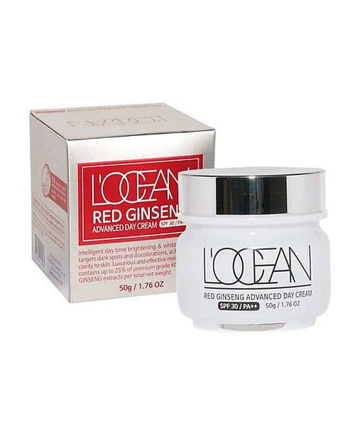 L'OCEAN_Kem Hồng Sâm Sáng Da, Mờ Thâm Nám , Tàn Nhang ,Chống Lão Hóa (Ngày) 50G