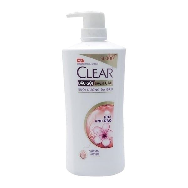 Clear_Dầu Gội Hương Hoa Anh Đào Băng Lạnh 630G
