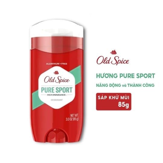 OLD SPICE_Sáp Khử Mùi Pure Sport High Endurance (đỏ) 85g