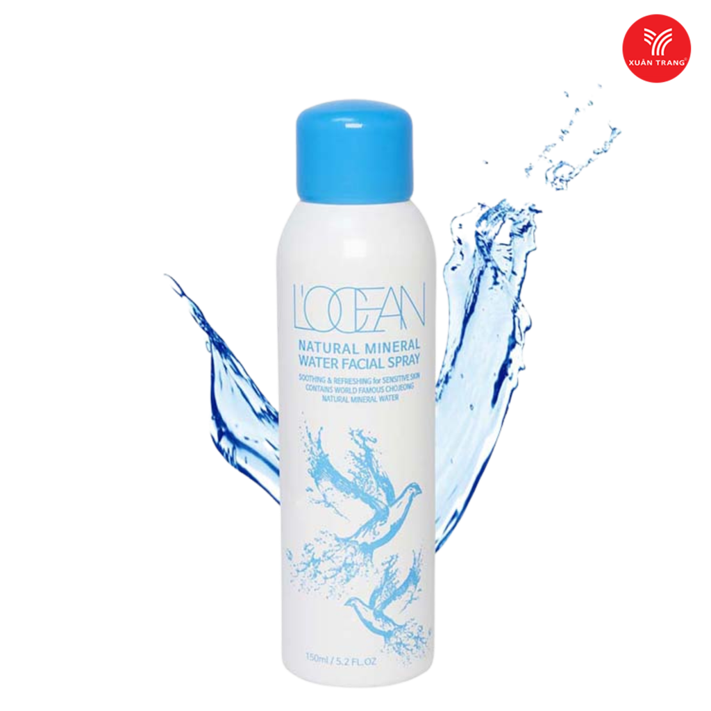 L'OCEAN_Xịt Khoáng Thiên Nhiên Làm Dịu Da Dưỡng Ẩm 150Ml