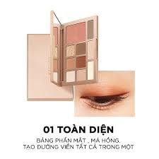 CARSLAN_Bảng Phấn Mắt 10 Màu Silky Twinkle Comprehensive Palette #01 18G