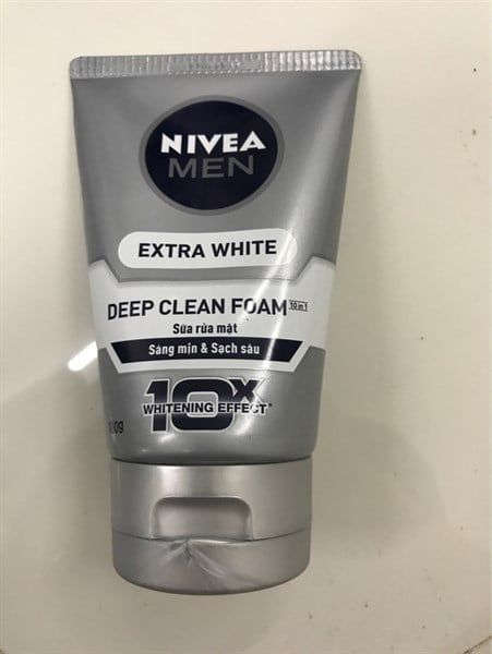 88836 NIVEA_Sữa Rửa Mặt Men Extra White Giúp Sáng Da 100g