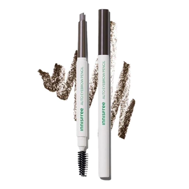 INNISFREE_Chì Kẻ Mày Auto Eyebrow Pencil #05 Expresso Brown