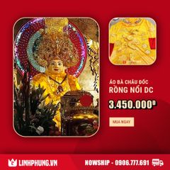 Áo bà Châu Đốc An Giang mẫu Rồng Nổi Cừ Đuôi Công - Mã: MNCDCO