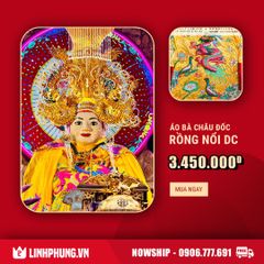 Áo bà Châu Đốc An Giang mẫu Rồng Nổi Cừ Đuôi Công - Mã: MNCDCO