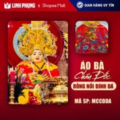 Áo bà Châu Đốc An Giang kết đá nguyên áo - Mã: CDMNCO