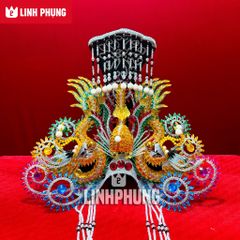 Mão Bà Địa Mẫu 2 Rồng 1 Phụng (tượng 50cm -1m4) - Mã: 2R1PB